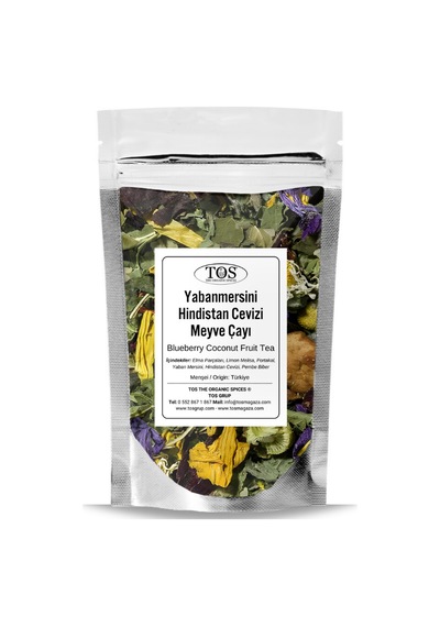Tos The Organic Spices Yabanmersini Hindistan Cevizi Meyve Çayı 40 G