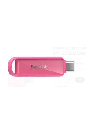 Sandisk Sdıxs0n-256g-gn6ng 256gb Phone Drive With Usb-c-128gb Seastar Pink Flash Bellek