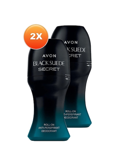 Avon Black Suede Secret Erkek Roll-On Deodorant 2 x 50 ML