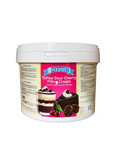Vizyon Toffee Vişneli Dolgu Kreması 6 Kg