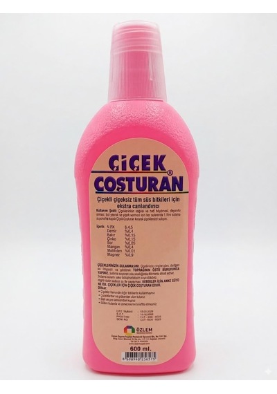 Çiçek Coşturan Ekstra Canlandırıcı Tüm Süs Bitkileri İçin 600ml Diğer