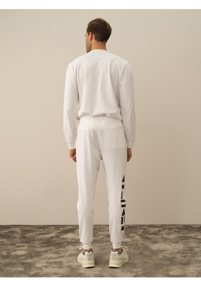 Xint Ekru Regular Fit Pamuk Sweat Pantolon 380155 Beyaz