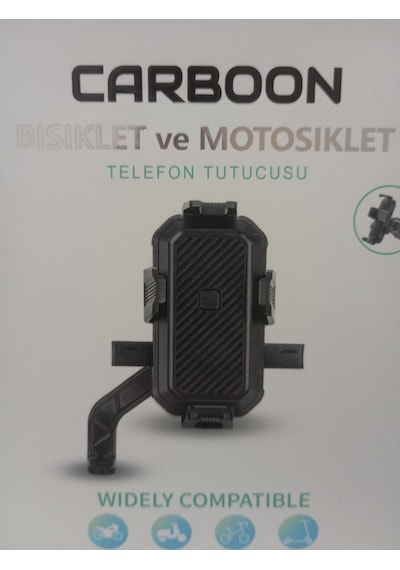 Motosiklet & Bisiklet Telefon Tutucusu Ayna Dibi Bağlantılı