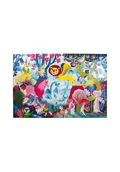 Eeboo 100 Parça Yapboz - Magical Creatures