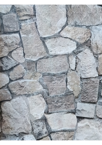 3 Boyutlu Kayrak Taş Desenli Hava Alabilen Silinebilir Duvar Kağıdı 5 M² Diğer