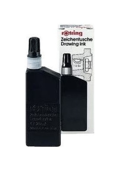 Rotring Rapido/Çini Mürekkebi Beyaz Kutuda 23Ml - Siyah
