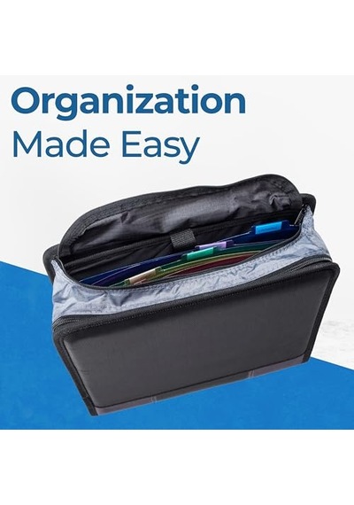 Case-it The Dual 2.0 Fermuarlı Bağlayıcı Sırt Çantası - İki 2 İnç D Halkalı - 5 Konu Dosya Klasörü - Çoklu Cep - 800 Sayfa Kapasitesi - Omuz Askısı İle Birlikte Gelir - Siyah Dual-301 Case-it The Dual 2.0 Fermuarlı Bağlayıcı Sırt Çantası - İki 2 İnç D Halkalı - 5 Konu Dosya Klasörü - Çoklu Cep - 800 Sayfa Kapasitesi - Omuz Askısı İle Birlikte Gelir - Siyah Dual-301
