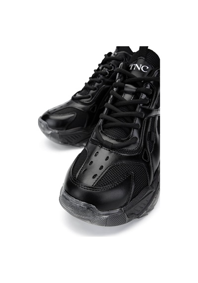 Tamer Tanca Kadın Vegan Siyah/siyah Sneakers & Spor Bot 936 6580 Bn Bot Sk24-25 Sıyah/sıyah Siyah Siyah