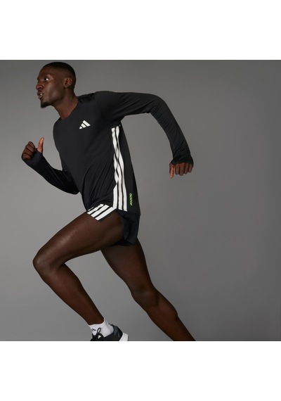 Adidas Jd3638 Adızero L Tee M Erkek T-shirt Siyah