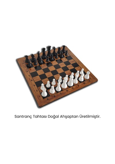 Ahşap Satranç Takımı Ahşap Satranç Oyunu Eğitici Oyuncak