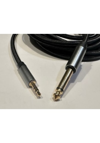 5 Metre 3.5 Mm Stereo 6.3 Mm Mono Kablo 5 Metre Amfi Bilgisayar Arası Kablo