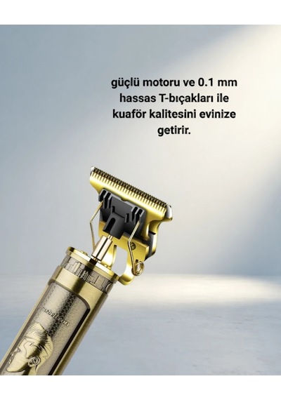 Ergonomik Su Geçirmez Daling Saç Ve Sakal Tıraş Makinesi 1 - 2 Saat