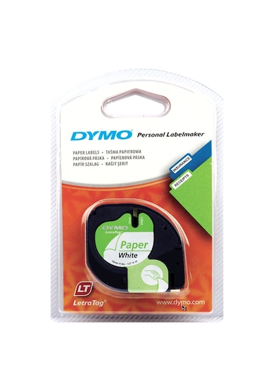Dymo Letratag Şerit Kağıt 12 Mmx4 Mt Beyaz S0721510 Diğer