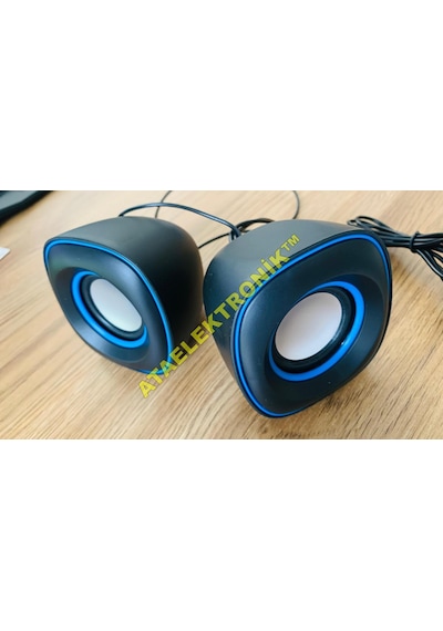 Bilgisayar Hoparlörü Notebook/laptop Speaker Ses Sistemi 1.1 Usb Kablolu Aux Sku: Smgstk4d0274308f