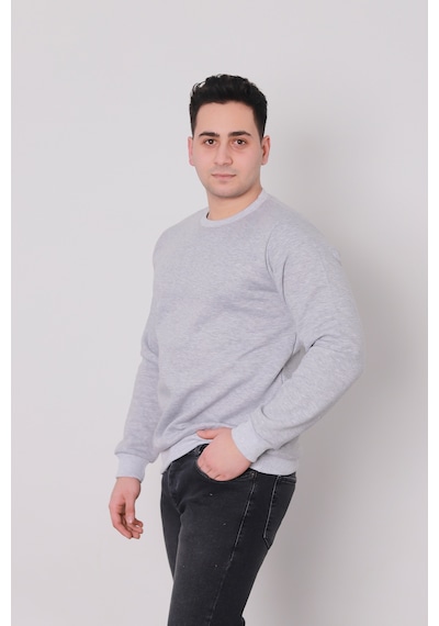 Fk Fashion Fkfashion Sweatshirt 22FK0119 Açık Gri