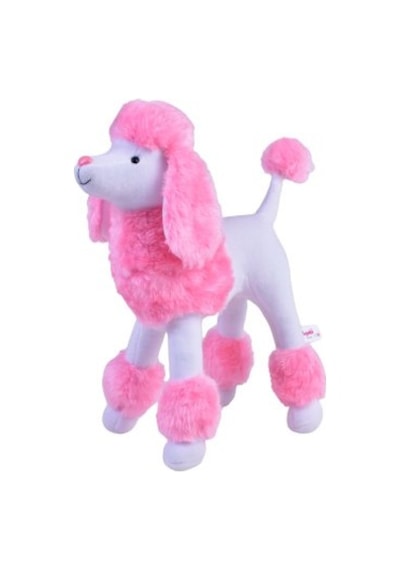 Sevimli Poodle Köpek Pembe 40 Cm