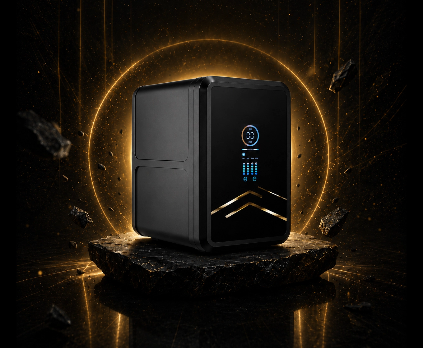 Conax Obsidian Black Dijital Su Arıtma Cihazı POMPALI