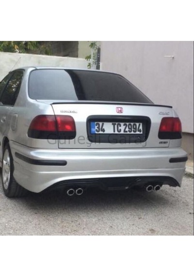 Civic Ies Makyajsız Kasa Custom Arka Ek Plastik