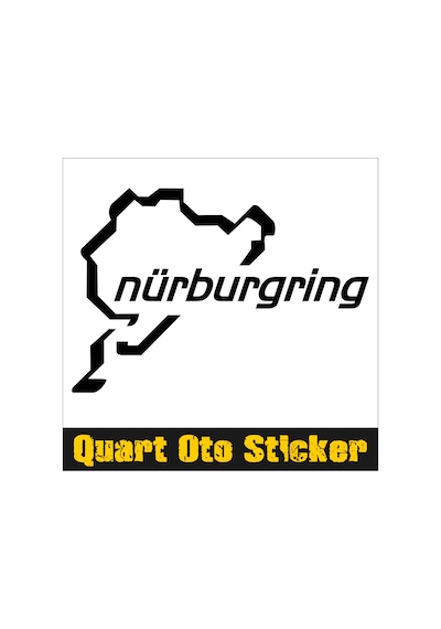 Nürburgring Sticker, Araba Sticker, Quarts Oto Sticker