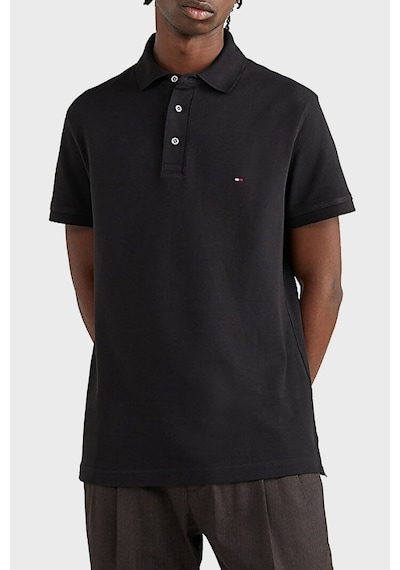 Tommy Hilfiger Erkek Polo Yaka T Shirt Mw0mw17771 Bds Siyah Siyah