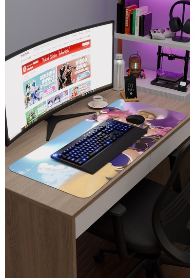 Dori Genshin Impact Anime Gacha V3 - 90x40 Xxl Gaming Mouse Pad Fare Altlığı