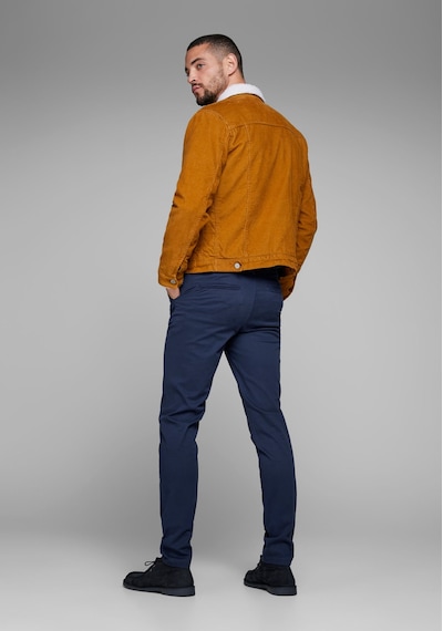 Jack & Jones Erkek Marco Bowie Chino Pantolon 12150148 Navy Blazer Lacivert