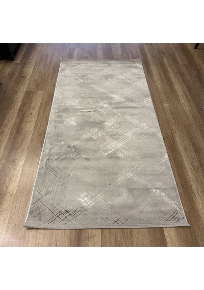 Hoom Rugs Cotton 1137 Bej Yıkanabilir Antibakteriyel Modern Halı Bej