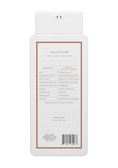 Native Coconut & Vanilla Duş Jeli 532ml Diğer