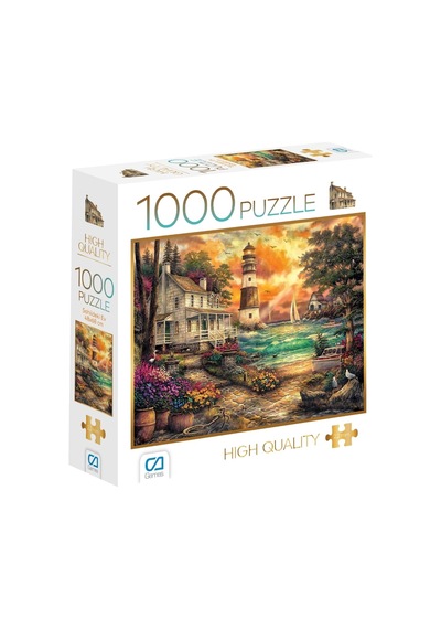 Taş Ev 1000 Parça 2,2mm Kalınlık 48x68cm Profesyonel Hobi Puzzle Yapboz Serisi