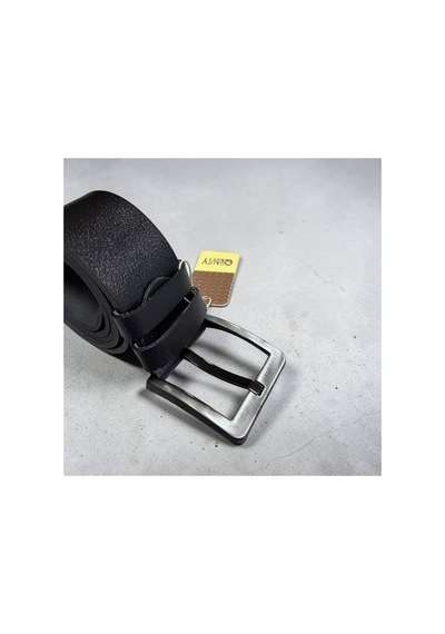 Quality Belt Erkek %100 Hakiki Deri Kemer Kot Siyah Siyah