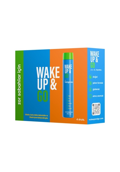 Wake Up & Go Gıda Takviyesi İçeceği 4 X 40 Ml Tarı