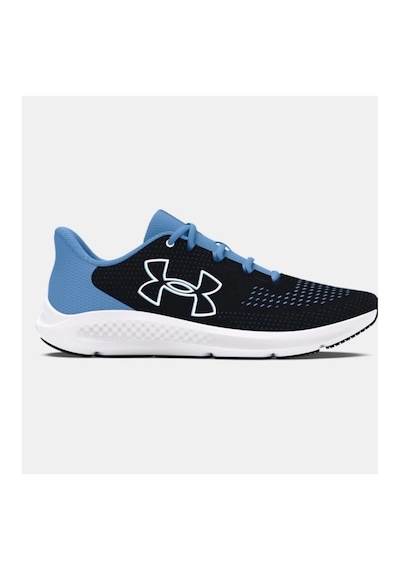 Under Armour Ua Charged Pursuit 3 Big Logo Kadın Koşu Ayakkabısı 3026523-004 Siyah