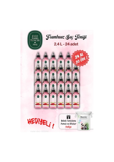 Eyüp Sabri Tuncer 24 Al 20 Öde Sirke Frambuaz Tonik 100 Ml Ve Rosie