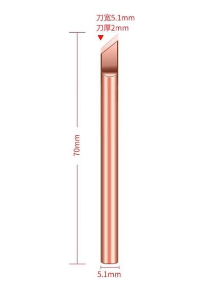 60W K Tip Havya Ucu - Bakır