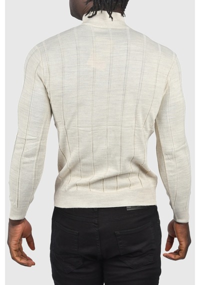 Deepsea Erkek Bej Slim Fit Likralı Tüylenme Yapmayan Yarım Balıkçı Çizgili Triko Yarım Boğazlı Kazak 2505503 Bej Deepsea Erkek Bej Slim Fit Likralı Tüylenme Yapmayan Yarım Balıkçı Çizgili Triko Yarım Boğazlı Kazak 2505503 Bej