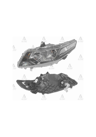DEPO 217-1168L-LDEM2 Ön Far Sol- Siyah - Honda City 08-