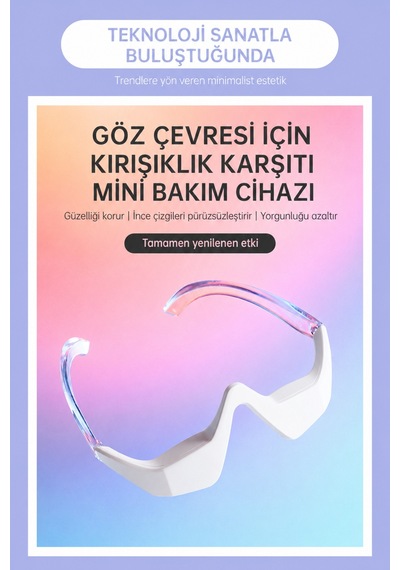 Dr. Oz 3d Ems Mikro Akım Kırmızı Işık Şarjlı Kırışıklık Karşıtı Göz Çevresi Bakım Cihazı