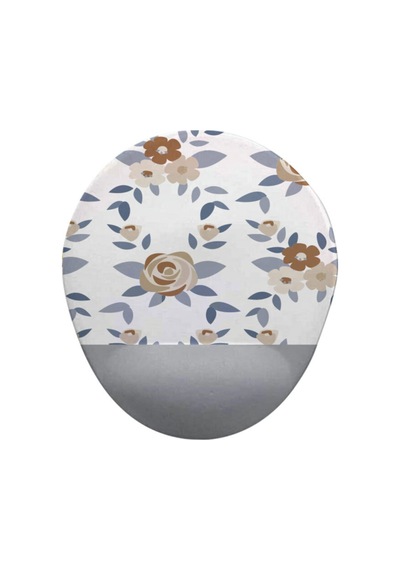 Çiçekler7 Oval Bilek Destekli Mouse Pad Mousepad