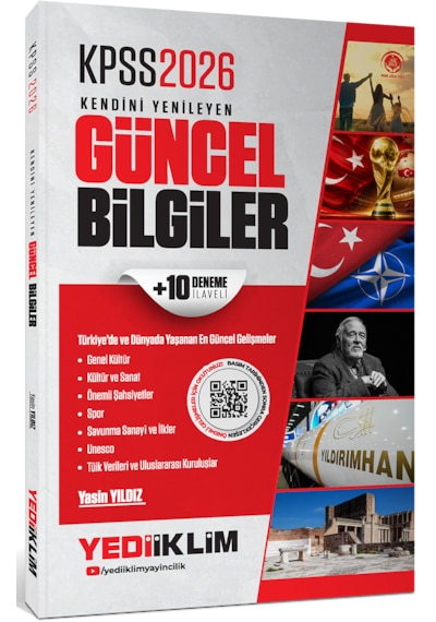 Yediiklim Yayınları 2026 Kpss Kendini Yenileyen Güncel Bilgiler + 10 Deneme İlaveli