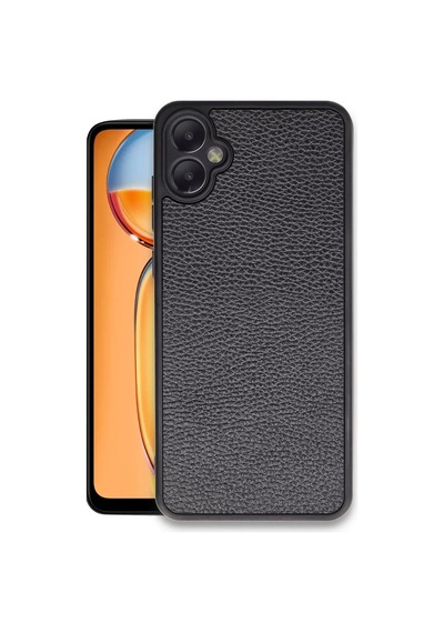 Newface Samsung Galaxy A05 Kılıf Aras Deri Kapak - Siyah