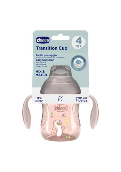 Chicco Yumuşak Uçlu Geçiş Bardağı 4 Ay Kız 00006911150000 Pink