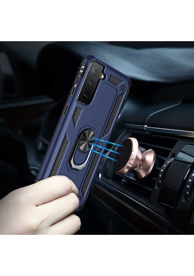 Galaxy S21 Plus Kılıf Zore Vega Kapak Rose Gold