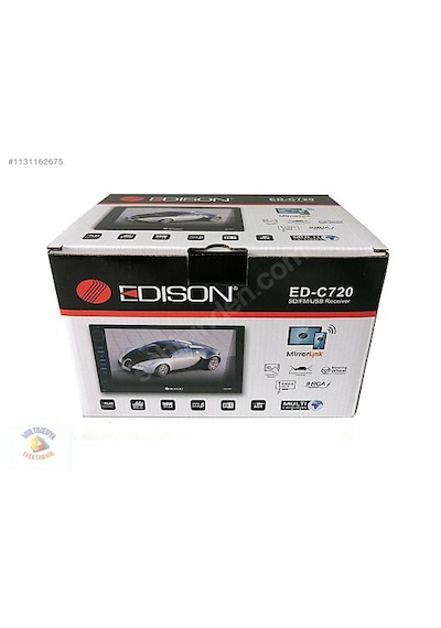 Edison Ed-c720 Double Usb Sd Teyp 7 İnç/4 50w/bluetooth Kamera