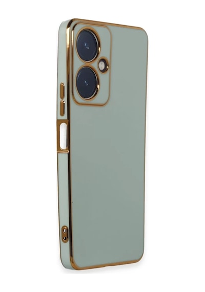 Newface Vivo Y27 Kılıf Volet Silikon - Açık Yeşil