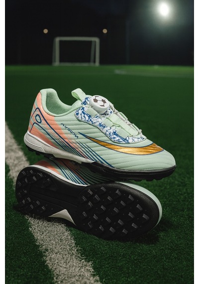 Mini Bonito Üniseks Yeni Nesil Mekanizmalı Futbol Halı Saha Ayakkabısı Mint