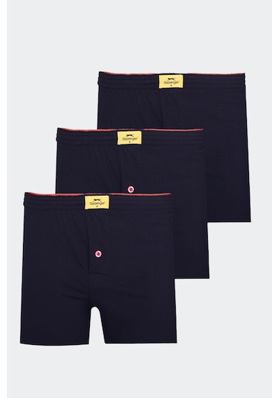 Slazenger He 3 Lü Set Erkek Lacivert Boxer Lacivert