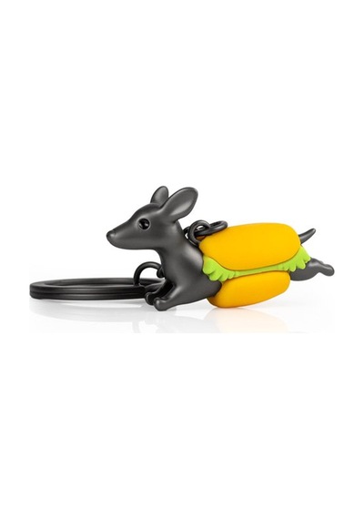 Metalmorphose Dachshund Sosisli Sandviç Anahtarlık
