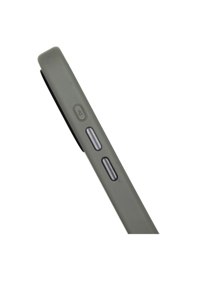 Apple Uyumlu iPhone 15 Pro Max Deep Kılıf Magsafe Şarj Destekli Kamera Korumalı Darbe Önleyici Kılıf Gri