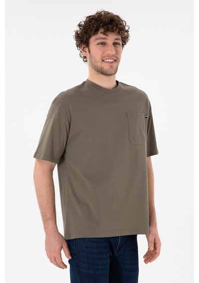 U.S. Polo Assn. Erkek Comfort Fit Bisiklet Yaka Vizon Tişört 50305990-VR052 U.S. Polo Assn. Erkek Comfort Fit Bisiklet Yaka Vizon Tişört 50305990-VR052