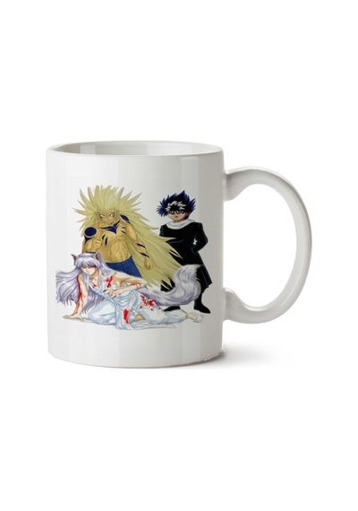 Yu Yu Hakusho İki Tarafı Baskılı Kupa Bardak Çok Renkli